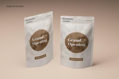 Pouch Coffee Mockup – Free Download, Download Free Stock Photo