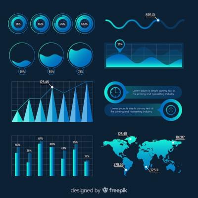 Gradient Infographic Elements – Free to Download