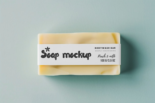 Natural Soap Mockup Design – Free Download