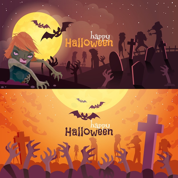 Halloween Banners Set – Free Download