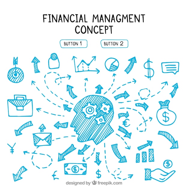 Hand-Drawn Elements for Financial Management: Free Stock Photos for Download