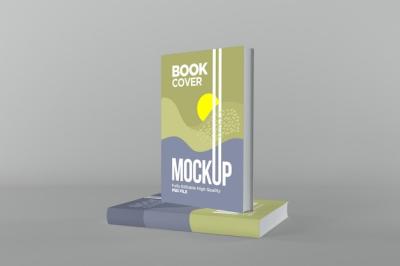 Two Books Cover Mockup 3D Rendering Illustration – Free Download