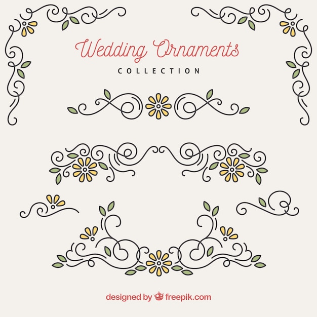 Wedding Ornaments Collection – Free Stock Photo for Download