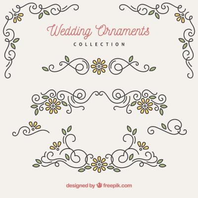 Wedding Ornaments Collection – Free Stock Photo for Download