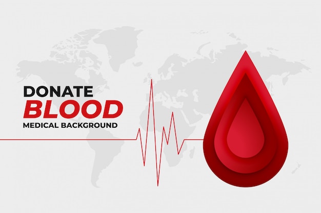 Healthcare and Medical Promo Design for Blood Donation – Free Download