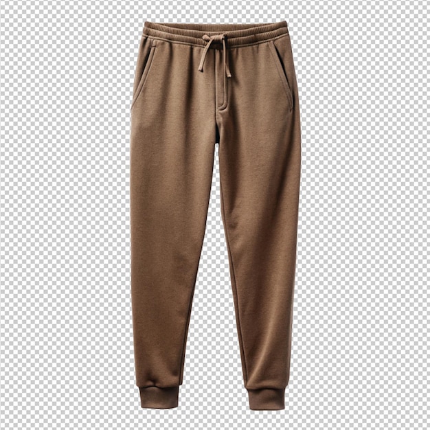 Brown Sweatpants for Sports on Transparent Background – Free Stock Photo Download