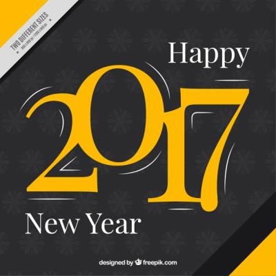 Happy New Year 2017 Abstract Background – Free Download