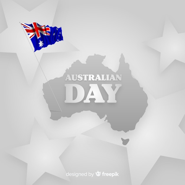 Realistic Australia Day Background – Free Download