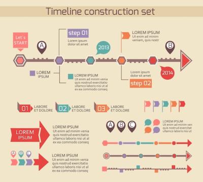 Presentation Timeline Chart Elements – Free Stock Photos for Download