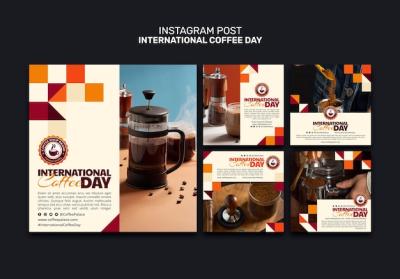 International Coffee Day Template Design – Free Download