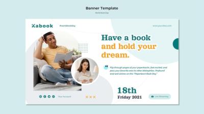 World Book Day Banner Template – Free Download