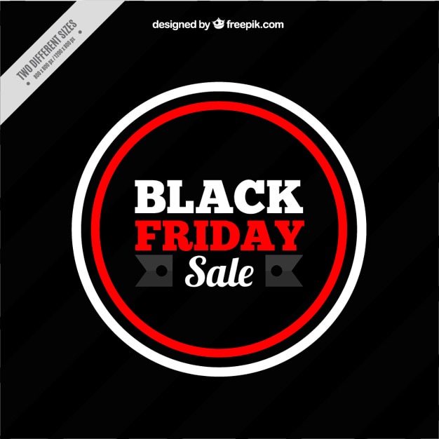 Dark Circular Background for Black Friday Promotions – Free Download