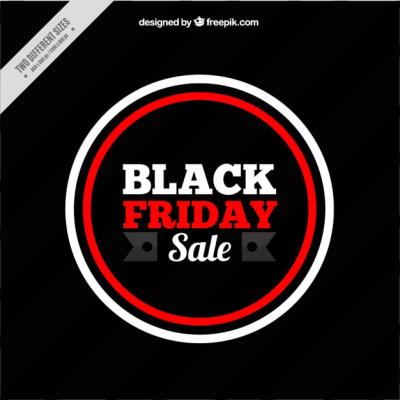 Dark Circular Background for Black Friday Promotions – Free Download