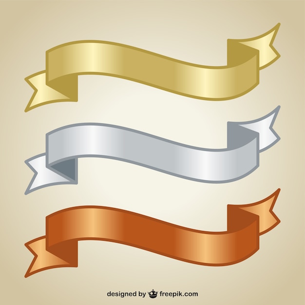 Glossy Ribbons Design – Free Stock Photo for Download