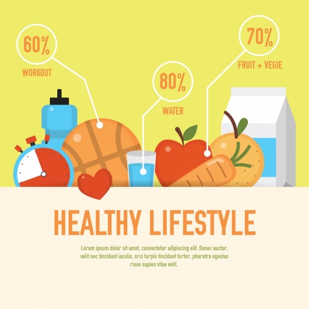 Healthy Lifestyle Graphic – Free Stock Photo for Download