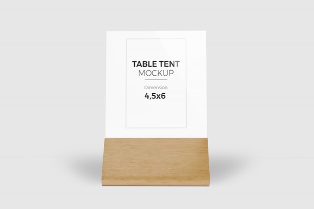 Table Tent Mockup – Free Download, Download Free Stock Photo