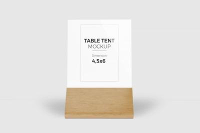 Table Tent Mockup – Free Download, Download Free Stock Photo