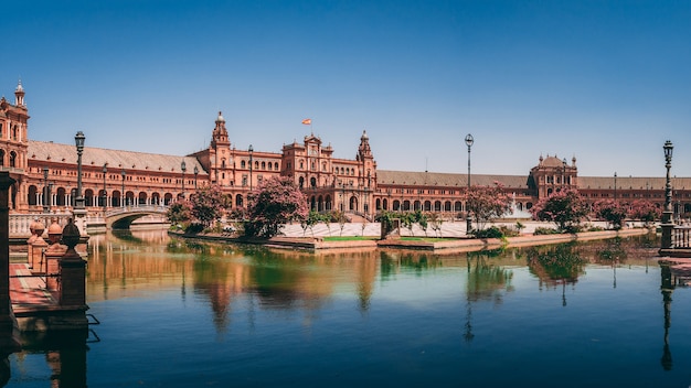 Stunning Plaza de Espana in Seville, Spain – Free Stock Photo for Download