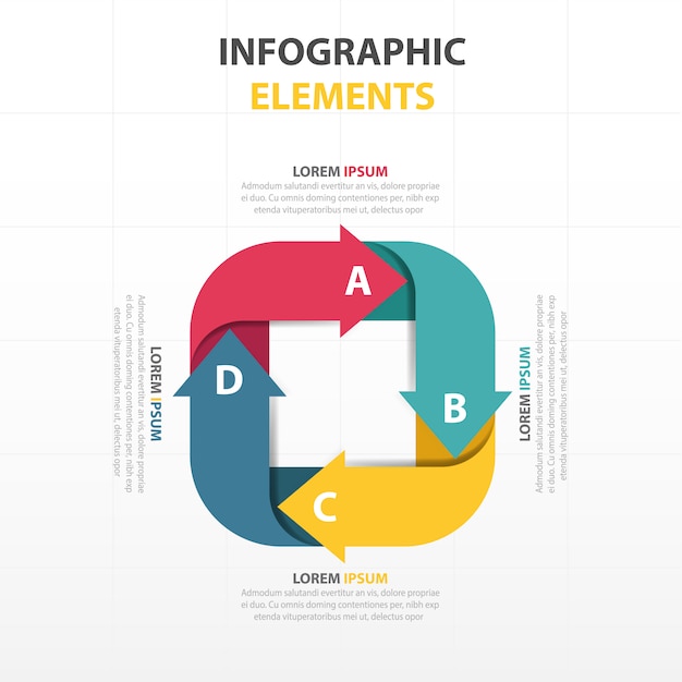 Colorful Arrow Infographics: Free Download for Stunning Vector Templates