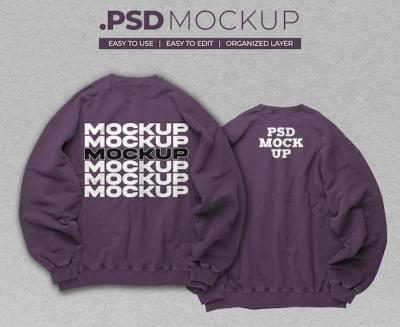 Realistic Crewneck Mockup – Free Download