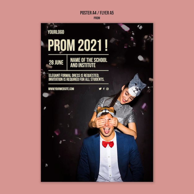 Graduation Prom Print Template – Free Download