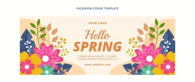 Spring Social Media Cover Template – Free Download