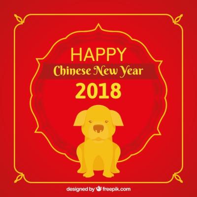 Flat Chinese New Year Background – Free to Download