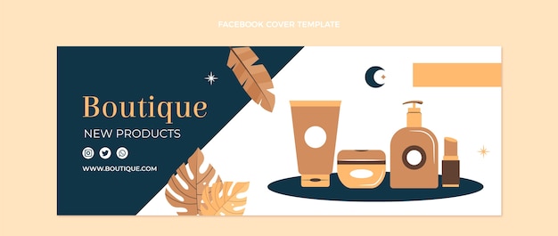 Minimal Boutique Facebook Cover – Free Download