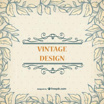 Vintage Leaves Background – Download Free Stock Photo