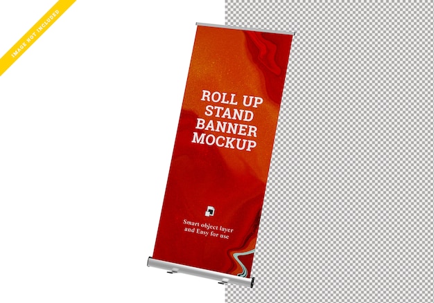 Roll Up Banner Stand Mockup – Free Download