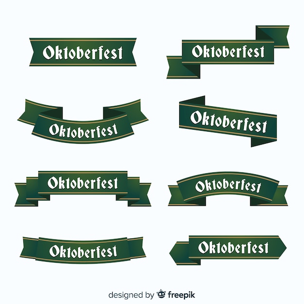 Oktoberfest Ribbon Collection – Free Stock Photo for Download