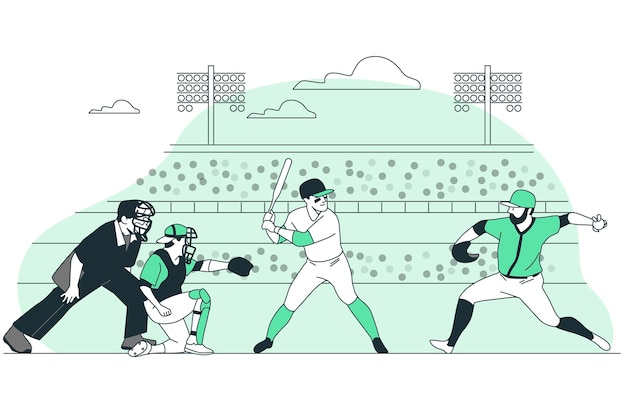 Baseball Concept Illustration – Download Free Stock Photo