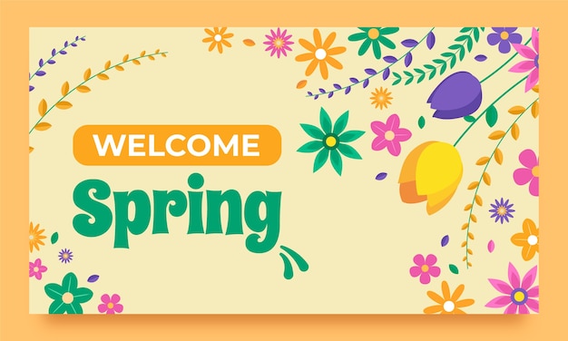 Spring Celebration Floral YouTube Thumbnail – Free Download