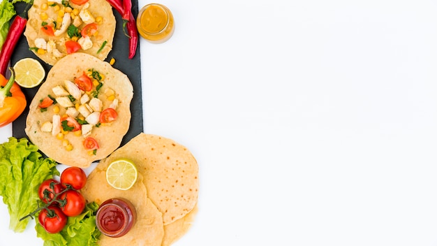 Mexican Food Flat Lay Composition – Free to Download