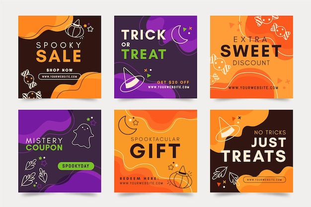 Halloween Instagram Post Collection: Free Download Free Stock Photos