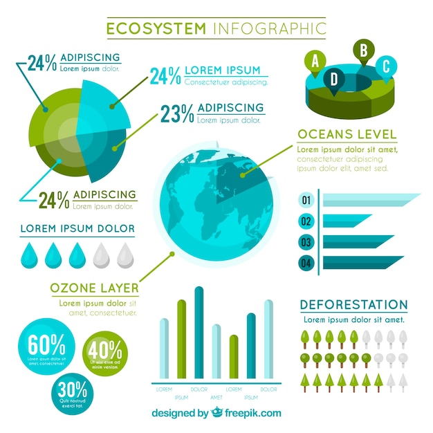 Ecosystem Infographic Concept: Free Stock Photo for Download