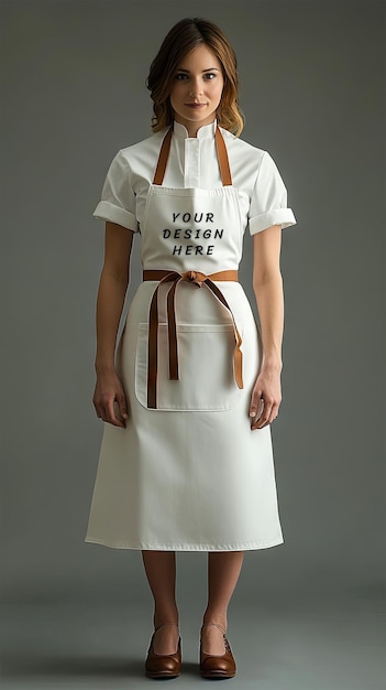 White Apron Mockup – Free Stock Photo for Instant Download