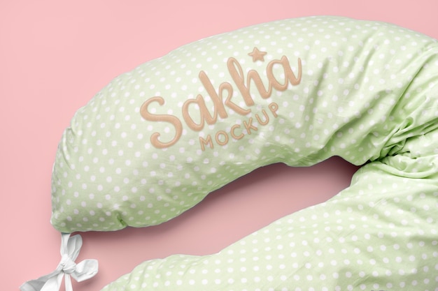 Nursing Pillow Mock-Up Design for Breastfeeding Women – Download Free Stock Photo