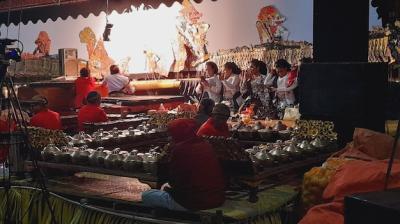 Shadow Puppet Show with Sinden Wiyogo and Javanese Gamelan – Free Stock Photo Download