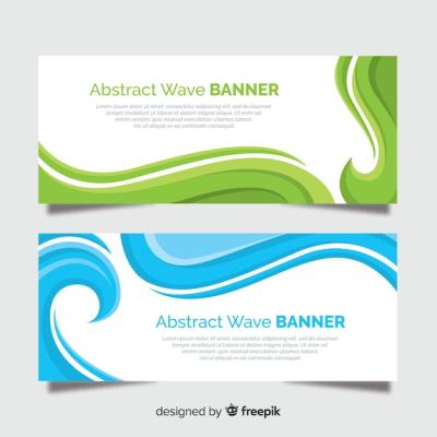 Abstract Wave Banners – Free Download for Stunning Vector Templates