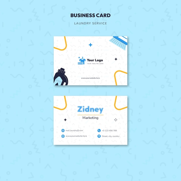 Laundry Service Template Design – Free to Download