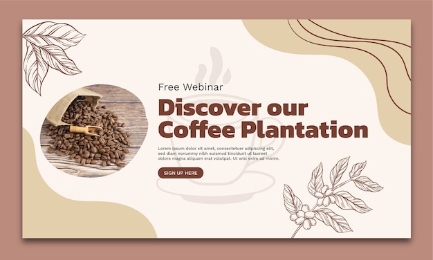 Coffee Plantation Hand Drawn – Free Stock Photo Download