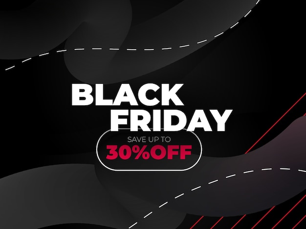 Attractive Black Friday Sale Banner – Free Stock Photo for Download