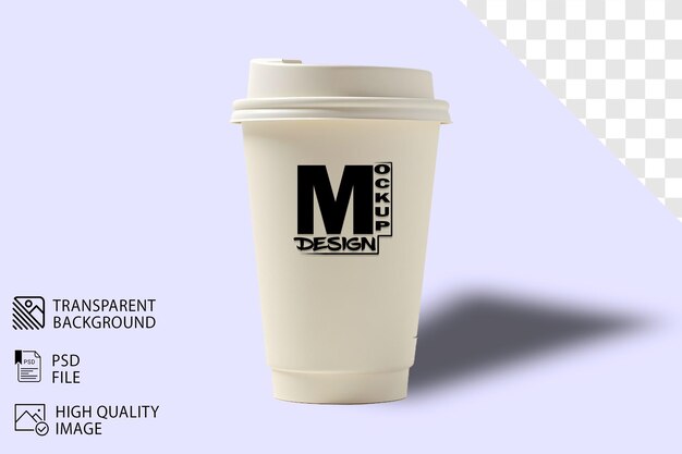 Disposable Coffee Cup Mockup for Social Media Posters and Banners – Free Download