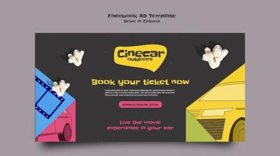 Drive-In Cinema Experience Social Media Promo Template – Free Download