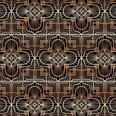 Stunning Gradient Art Deco Pattern Design – Free Download