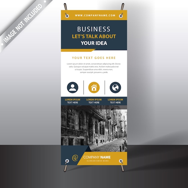 White and Yellow Business Brochure – Free Download