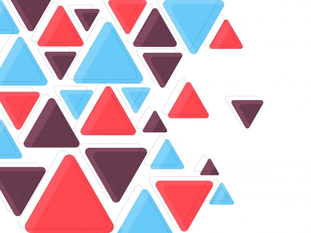 Flat Colorful Triangles: Abstract Background for Brochures, Flyers, and Presentations – Free Stock Photo Download