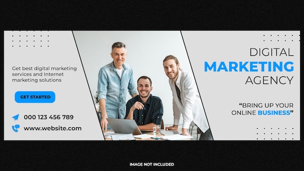 Digital Marketing Social Media Banner Template – Free Download