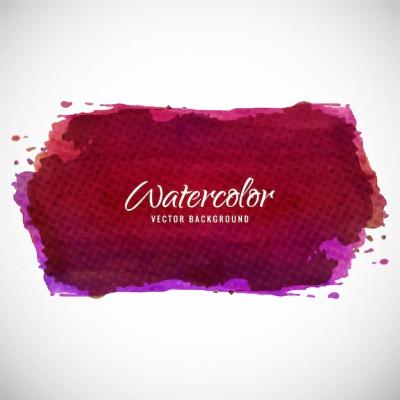 Watercolor Texture Art Background in Dark Red – Free Download